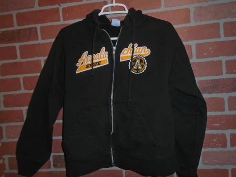 APPALACHIAN STATE FULL ZIPPER HOODIE SWEATSHIRT YOUTH XLARGE Cover