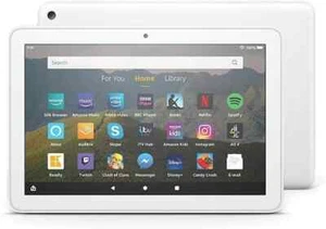 Amazon Fire HD 8 Tablet - Full HD 8" Display in White 32GB - 10th Gen - White - Afbeelding 1 van 2