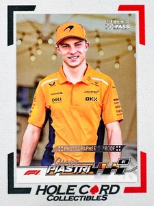 OSCAR PIASTRI 2024 Topps Paddock Pass Formula 1 F1 #8 Photographer's Proof - Picture 1 of 2
