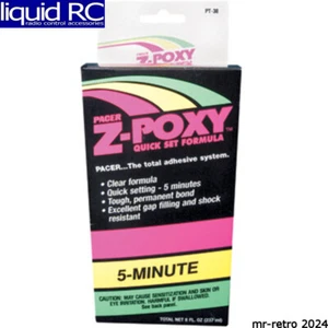 Pacer Technology Zap PT38 5 Minute 2 Part Epoxy Z-Poxy 8oz - Picture 1 of 2