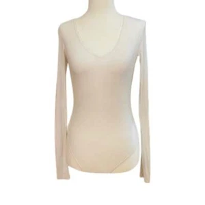 PRE-OWNED - ATM V-Neck Long Sleeve Bodysuit - Picture 1 of 7