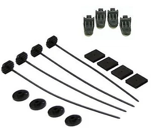 Universal Electric Cooling Fan Electric Tie Straps with Clips Radiator Mount - Picture 1 of 1