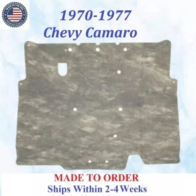 NUEVO 1970-1977 Chevrolet Camaro CAPUCHA AISLAMIENTO GRIS REM #CAM-HIN-055 Foto 1 de 3