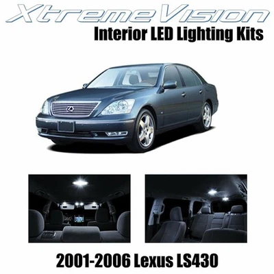 XtremeVision Interior LED for Lexus LS430 2001-2006 (9 PCS) Pure White - Image 1 of 4