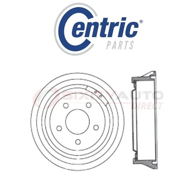 Centric C-TEK Brake Drum for 1995-2001 Chevrolet Lumina 3.1L 3.4L 3.8L V6 - lc — 第 1/4 张图片