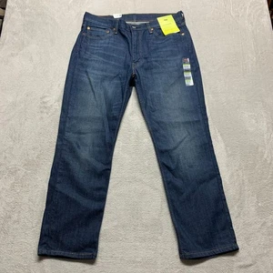 NEW Levis 514 Jeans Mens 36x30 Blue Straight Stretch Denim Regular Fit Classic - Picture 1 of 7