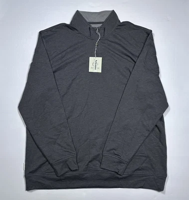 $118 Новый утка голова мужской размер X-Large XL серый повседневный 1/4 молнии пуловер свитер - Изображение 1 из 4