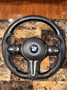 BMW M Performance Full Gloss Carbon Steering Wheel Set - F80 F82 F30 F32 M3 M4 - Bild 1 von 6