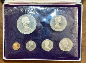 BRITISH VIRGIN ISLANDS KM# PS1, 1973 PROOF SET (.7643 SILVER) COMP ORIG'L PACK'G - Picture 1 of 6