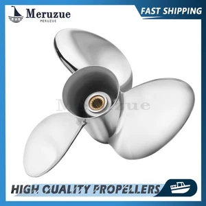 16 x 18 1/2 Stainless Boat Propeller for Suzuki DT 150-225HP DF150-300HP 15Tooth - Picture 1 of 10