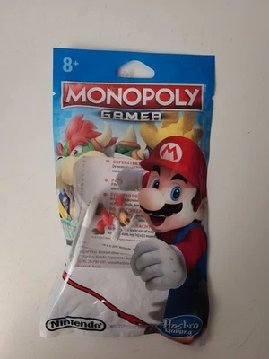 Figurine Monopoly Gamer Power Pack Fire Mario / Neuf - Photo 1/3