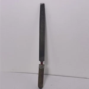 Vintage Simonds 10” Mill Bastard File Red Tang Made in USA With Wood Handle - Picture 1 of 24