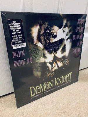 DEMON KNIGHT - OST Lim. Clear & Green & Purple Swirl Vinyl LP (Megadeth Pantera) - Image 1 of 3