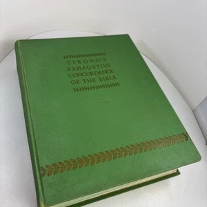 Strong's Exhaustive Concordance of the Bible 1978 HB Book Every Word of Text - Foto 1 di 5