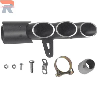 2in Aluminum Exhaust Tail Pipe Fits GSX-R/S1000RR/CBR250RR (R6 Needs Adapter) - Image 1 of 4