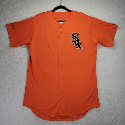 Camiseta deportiva de los Chicago White Sox para hombre mediana majestuosa naranja logotipo de transferencia de calor Foto 1 de 4