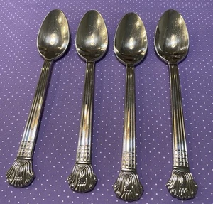 Retroneu Avignon Vendome 18/10 Stainless Korea Set Of 4 Oval Soup Spoons Glossy - Picture 1 of 4