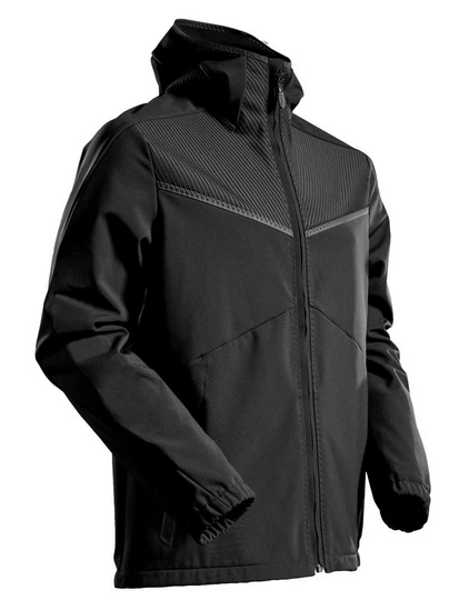 MASCOT INTERNATIONAL GMBH Mascot Customized Soft Shell Jacke mit Reißverschluss und Kapuze Schwarz