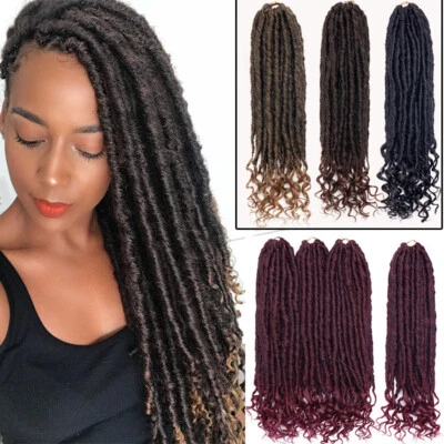 Богиня искусственные локоны вьющиеся крючком косы реальный коробка плетение волос 24 пряди коробка LC1 - Изображение 1 из 4