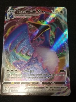 Pokémon TCG Cramorant VMAX Shining Fates 055/072 Holo Ultra Rare ~ NM/M  - Image 1 of 2