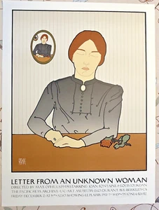 CARTA DE PRUEBA DE ARTISTA FIRMADA POR David Lance Goines (#68) de una mujer desconocida: - Imagen 1 de 11
