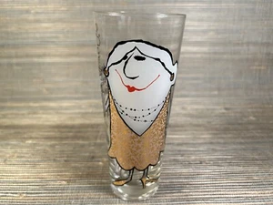 Osborne Kemper Thomas 1950s Highball Cocktail Glass Libby Bar Humor Drink Fun - Picture 1 of 4