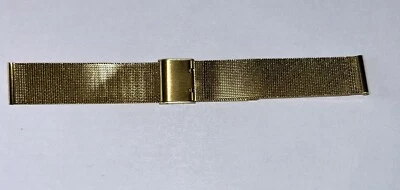 Unisex Stainless Steel Mesh Watch Strap Bracelet Band 16mm Replacement Tools - Image 1 of 2