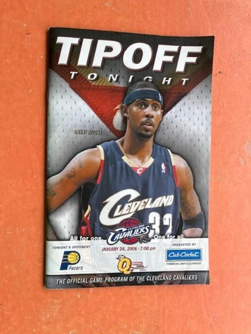 CLEVELAND CAVALIERS TIPOFF TONITE 1-24-2006 LEBRON JAMES/LARRY HUGHS NICE Cover