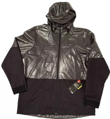 Chaqueta cortavientos Under Armour Storm para hombre con capucha cremallera completa talla grande Foto 1 de 4