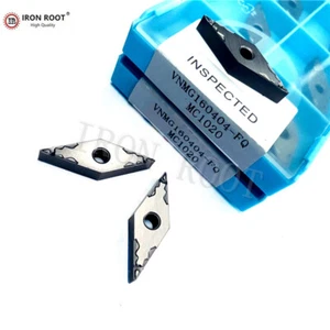 10P VNMG160404-FQ MC1020 CNC Metal Lathe Turning Tool Metal Ceramic Insert - Picture 1 of 6