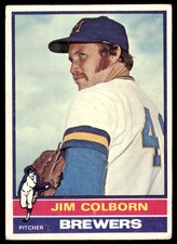 1976 Topps #521 Jim Colborn Milwaukee Brewers