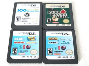 Nintendo DS Board Games Lot Battleship Trouble Clubhouse 100 All Time Chess Card - Picture 1 of 6