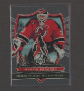 2006-07 Upper Deck McDonald's Clear Cut Winners #CC6 Martin Brodeur