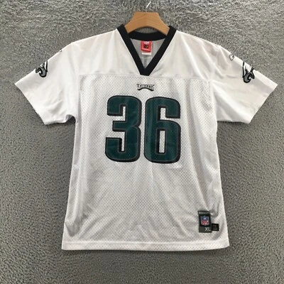 Camiseta deportiva de fútbol americano NLF Philadelphia Eagles #36 Tristin McCollum para hombre XL blanca Foto 1 de 4