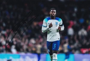 Football - Marc Guehi - Hand Signed 12x8 Inch Photograph - England - COA - Picture 1 of 1