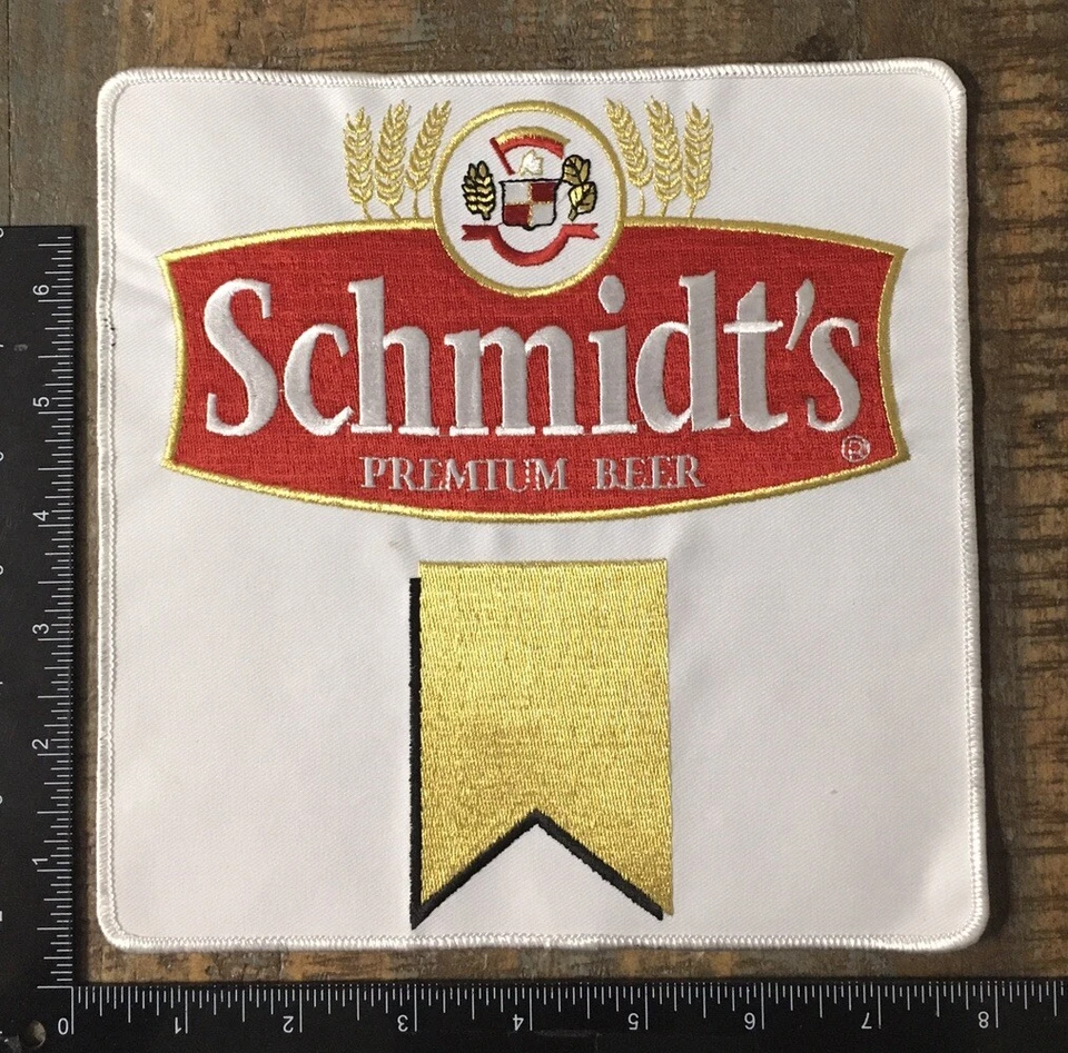 Parche Chaqueta Espalda Grande Logotipo Vintage SCHMIDT’S PREMIUM BEER Brewing Company Foto 1 de 2