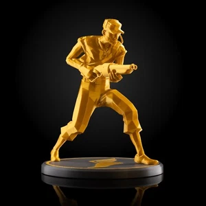 Team Fortress 2 Scout Figur | 3D Printed Low Poly TF2 Scout Model - Bild 1 von 10