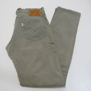Levis 511 Men’s Slim Fit Straight Leg Stretch Beige W32 / L34 SKU Y05809 - Picture 1 of 12