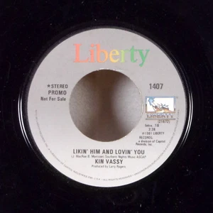 Kin Vassy Likin' Him and Lovin' You 7" 45 Liberty promo wlp dj M- - Picture 1 of 1