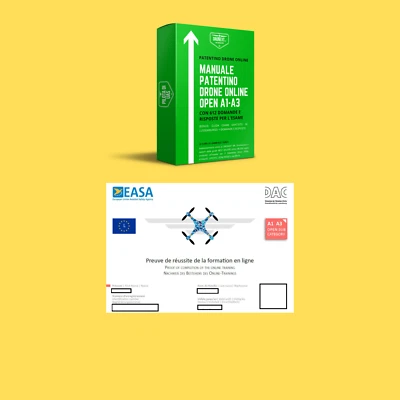 PATENTINO DRONE A1-A3 ONLINE - Patente drone - UAS SAPR - ESAME INCLUSO - Immagine 1 di 4