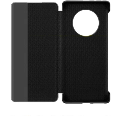 Funda protectora de cuero PU abatible con ventana para teléfono inteligente Huawei Mate 50 Pro Foto 1 de 4