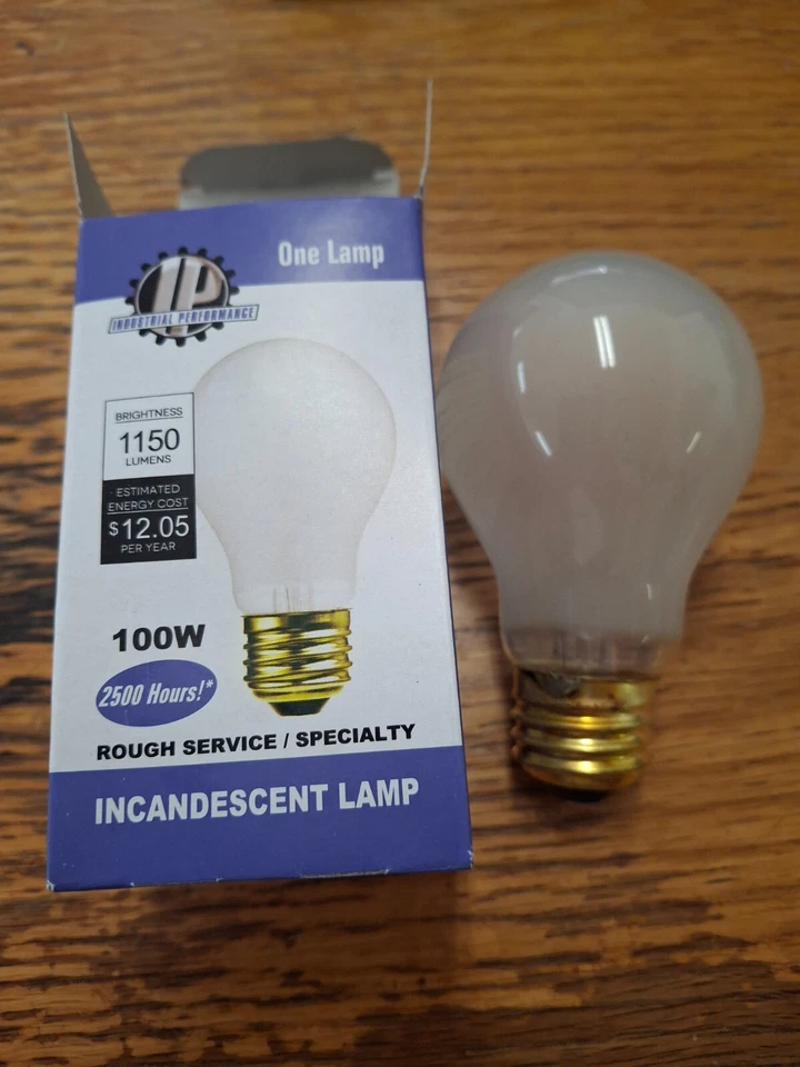 Rough service 100A19K/Y 130V, 100W, Med. Screw (E26) Base (4 pack) - Image 1 of 1