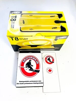 Toko T8 800W ski wax snowboard professional waxing iron with race wax & scraper Foto 1 de 3