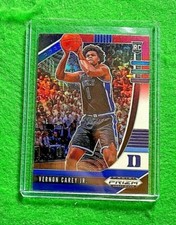 VERNON CAREY JR. PRIZM ROOKIE CARD DUKE RC HORNETS 2020 PRIZM RED WHITE BLUE RC 