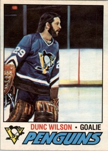 1977-78 O-PEE-CHEE HOCKEY #224 DUNC WILSON PITTSBURGH PENGUINS