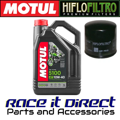 Oil and Filter Kit Hiflo For Ducati 748 E 2000-2003 Motul 5100 10W40 4L - Image 1 of 4