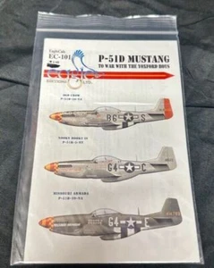 Hoja de calcomanías EagleCals 1/48 - EC#101 - P-51D Mustang Yoxford Boys - EC48-101 - Nuevo - Imagen 1 de 2
