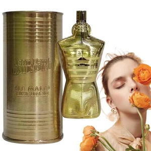 Jean Paul Gaultier Männliches Parfüm Gold Flasche Eau De Parfum für Männer 125ml - Bild 1 von 7
