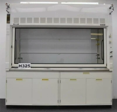 Safeaire 8' Laboratory Bench Fume Hood w/ Storage Cabinets / E1-031 - Image 1 of 4