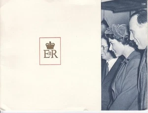 GB 1952 QEII THE QUEENS VISIT TO HARRISON & SONS PRINTERS PRESENTATION FOLDER - Picture 1 of 4